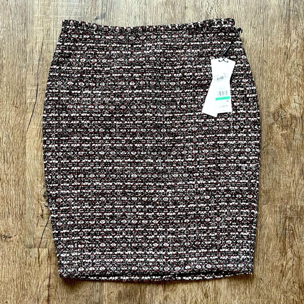 Calvin Klein NWT Tweed Pencil Shirt - 8